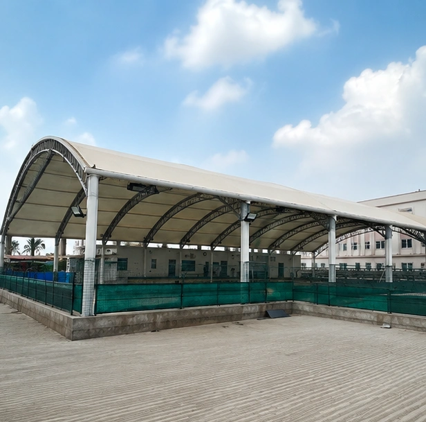 Champions Aquatics Academy, Bahadurgarh tensile structure, Ekra Decor &mdash; photograph 3